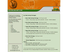 Tablet Screenshot of hosting.mounet.com